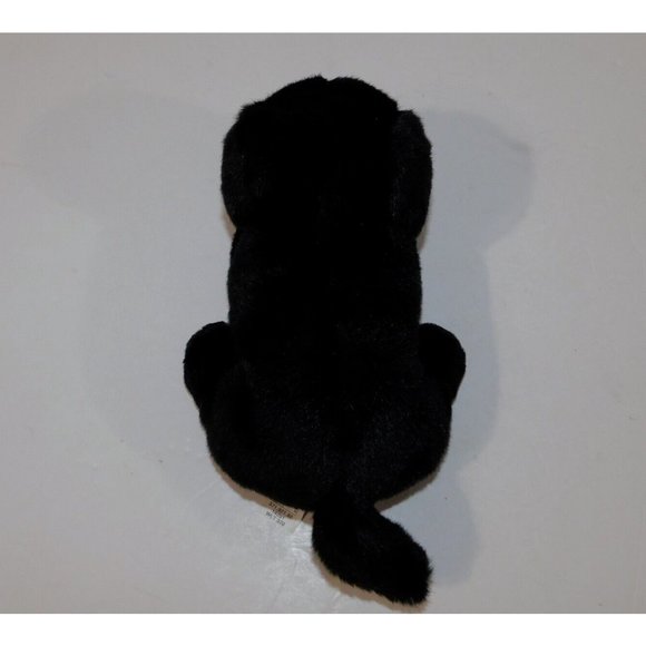 RARE Vintage IKEA 9" Plush Black Lab Labrador Retriever Puppy Dog Stuffed - Picture 6 of 7